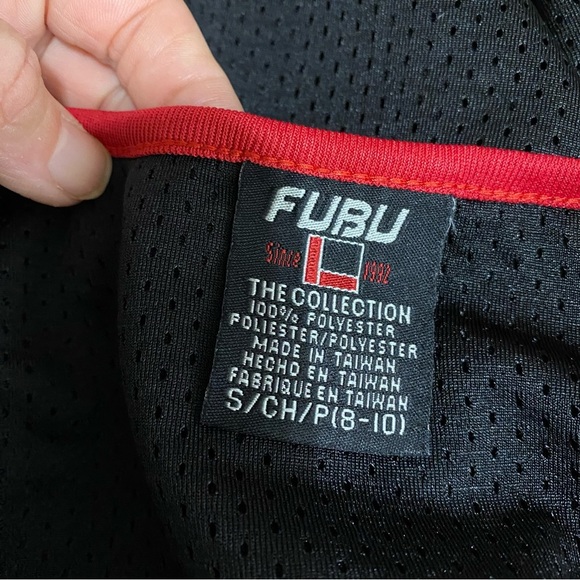 FUBU Kid’s 90’s Vintage Mesh Basketball Jersey Tank - Picture 5 of 6